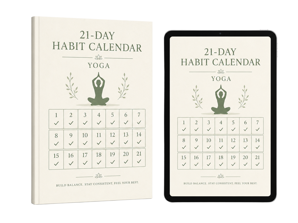 BONUS 1 — 21-Day Habit Calendar mockup
